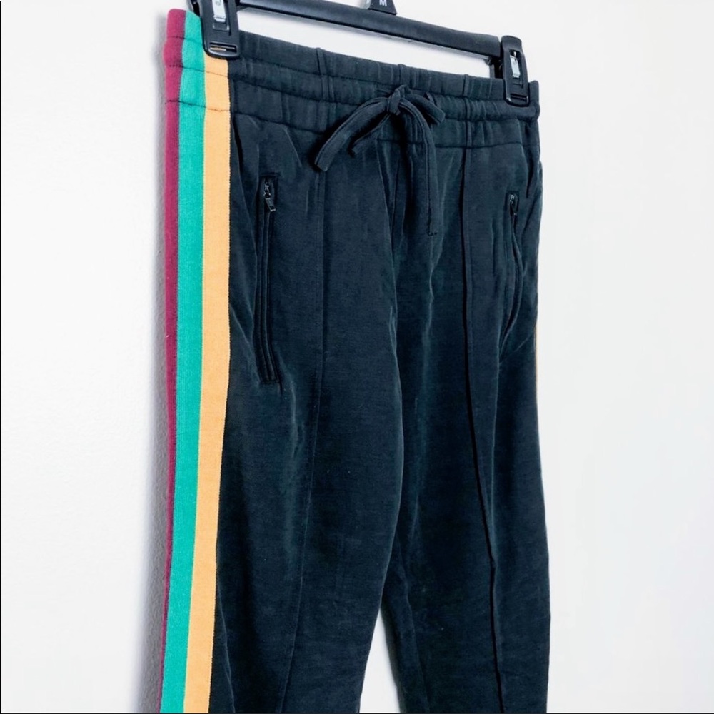 Honey Punch Rasta Striped Joggers
